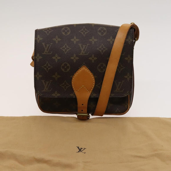 LOUIS VUITTON Monogram Cartouchiere MM Shoulder Bag M51253 LV Auth yk17825
