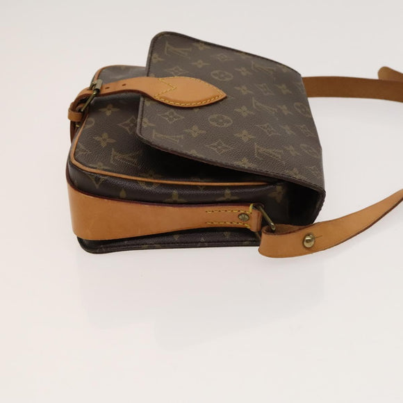 LOUIS VUITTON Monogram Cartouchiere MM Shoulder Bag M51253 LV Auth yk17825