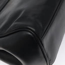 BALLY Hand Bag Leather Black Gold Auth yk17845-17