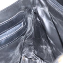 BALLY Hand Bag Leather Black Gold Auth yk17845-20