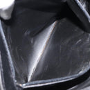 BALLY Hand Bag Leather Black Gold Auth yk17845-22