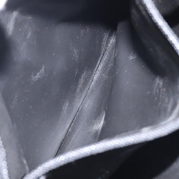 BALLY Hand Bag Leather Black Gold Auth yk17845