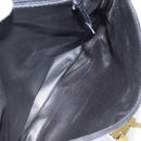 BALLY Hand Bag Leather Black Gold Auth yk17845-23