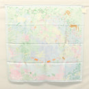 HERMES Carre 90 Scarf ""Faubourg Tropical"" Silk Green Auth yk17852-17