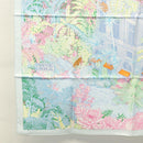 HERMES Carre 90 Scarf ""Faubourg Tropical"" Silk Green Auth yk17852-8