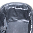 CHANEL COCO Mark Vanity Hand Bag Patent leather 2way Black Gold CC Auth yk17862-13