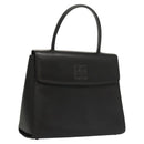 GIVENCHY Hand Bag Leather Black Auth yk17882-1