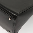 GIVENCHY Hand Bag Leather Black Auth yk17882-16