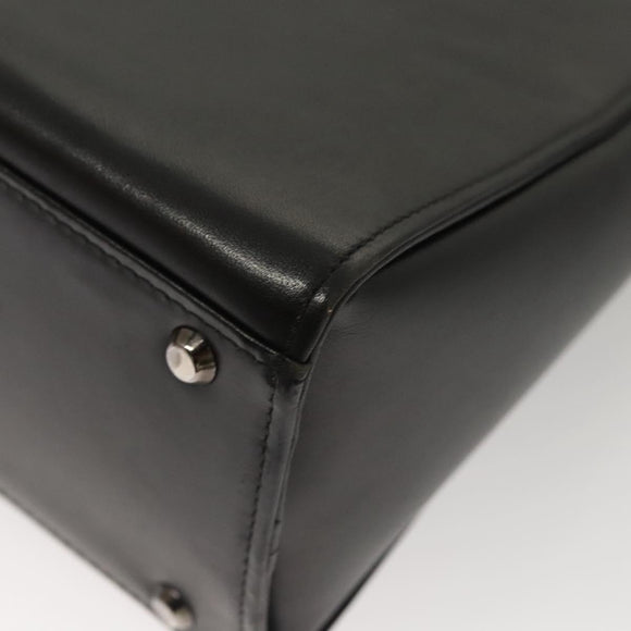 GIVENCHY Hand Bag Leather Black Auth yk17882