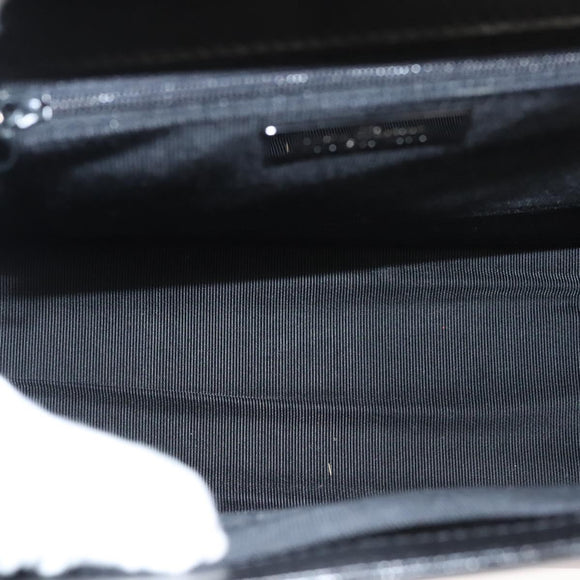 GIVENCHY Hand Bag Leather Black Auth yk17882