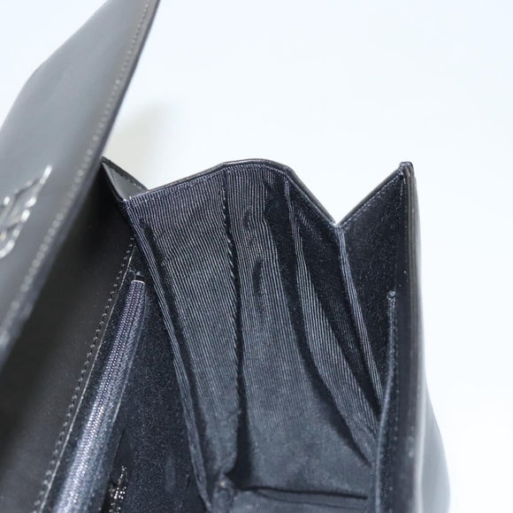 GIVENCHY Hand Bag Leather Black Auth yk17882