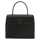 GIVENCHY Hand Bag Leather Black Auth yk17882-13