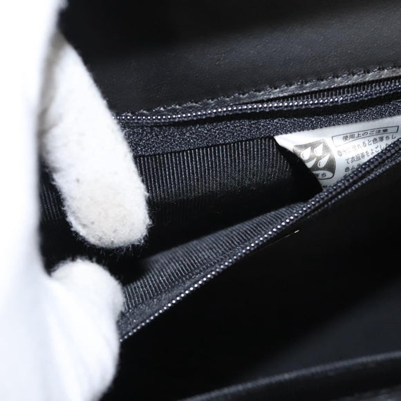 GIVENCHY Hand Bag Leather Black Auth yk17882