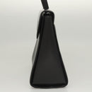 GIVENCHY Hand Bag Leather Black Auth yk17882-3