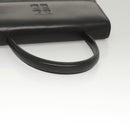 GIVENCHY Hand Bag Leather Black Auth yk17882-7