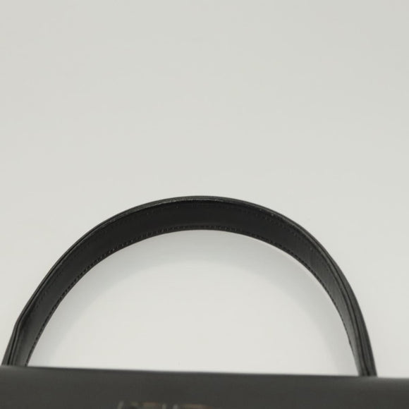 GIVENCHY Hand Bag Leather Black Auth yk17882