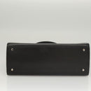 GIVENCHY Hand Bag Leather Black Auth yk17882-5
