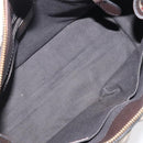 BURBERRY Nova Check Hand Bag PVC Beige Gold Auth yk17883-11