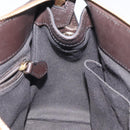 BURBERRY Nova Check Hand Bag PVC Beige Gold Auth yk17883-19