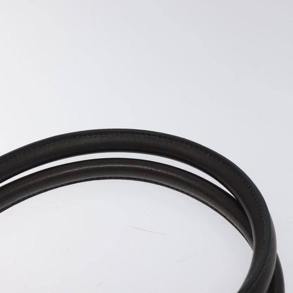 BURBERRY Nova Check Hand Bag PVC Beige Gold Auth yk17883