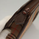 Burberrys Nova Check Accessory Pouch Canvas Beige Auth yk17888-9