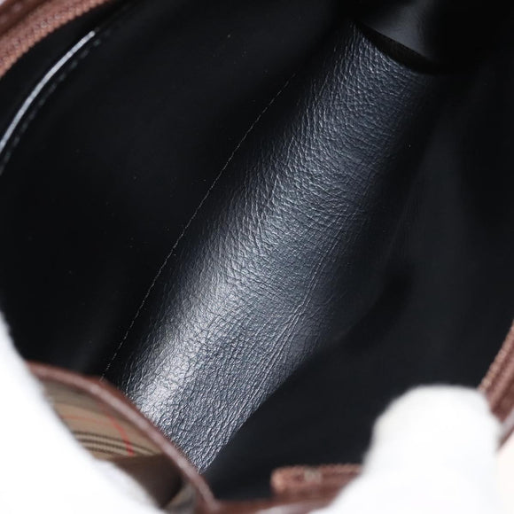 Burberrys Nova Check Accessory Pouch Canvas Beige Auth yk17888