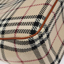 BURBERRY Nova Check Shoulder Bag Wool Beige Gold Auth yk17894-16