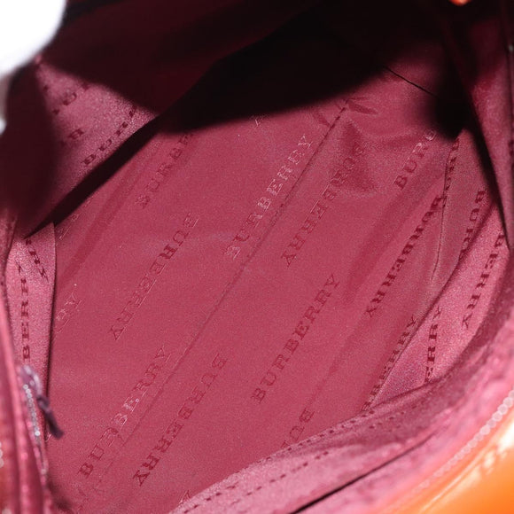 BURBERRY Nova Check Shoulder Bag Wool Beige Gold Auth yk17894