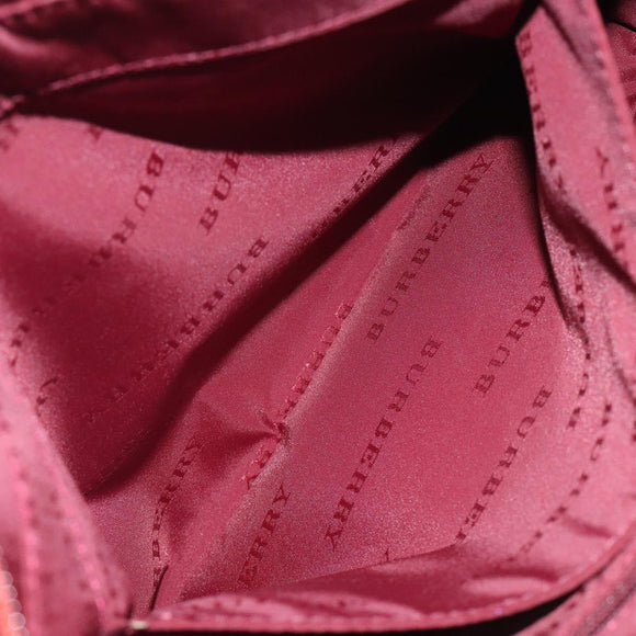 BURBERRY Nova Check Shoulder Bag Wool Beige Gold Auth yk17894