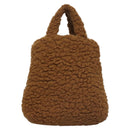 GUCCI Jetsons Collaboration Hand Bag Wool Brown 752175 Auth yk17895-2