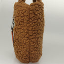 GUCCI Jetsons Collaboration Hand Bag Wool Brown 752175 Auth yk17895-3