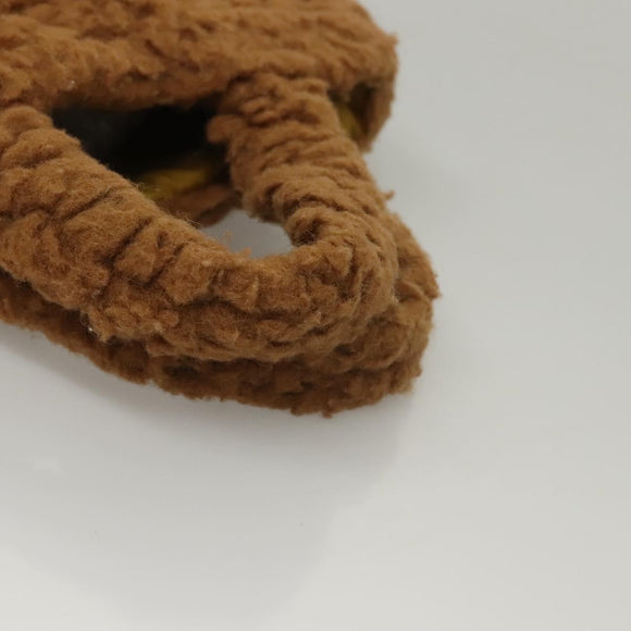 GUCCI Jetsons Collaboration Hand Bag Wool Brown 752175 Auth yk17895