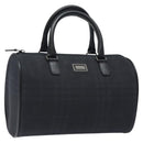 BURBERRY Nova Check Handtasche Canvas Navy Auth yk17897-1