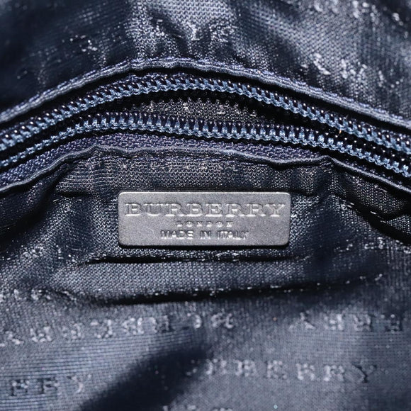 BURBERRY Nova Check Handtasche Canvas Navy Auth yk17897
