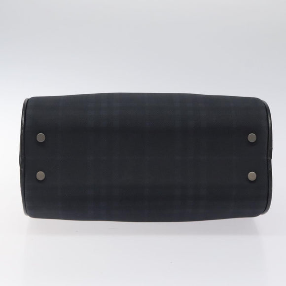 BURBERRY Nova Check Handtasche Canvas Navy Auth yk17897