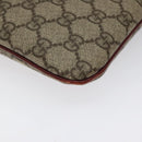 GUCCI GG Supreme Hand Bag PVC Leather Beige 117551 Auth yk17910-14