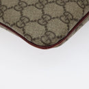 GUCCI GG Supreme Hand Bag PVC Leather Beige 117551 Auth yk17910-16