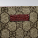 GUCCI GG Supreme Hand Bag PVC Leather Beige 117551 Auth yk17910-17