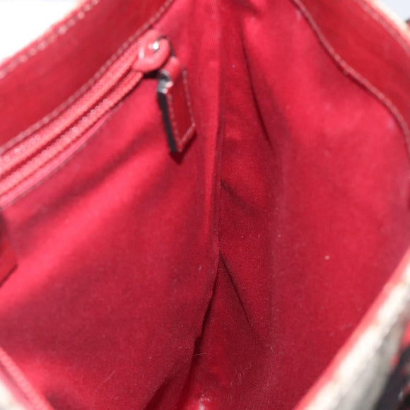 GUCCI GG Supreme Hand Bag PVC Leather Beige 117551 Auth yk17910