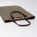 GUCCI GG Supreme Hand Bag PVC Leather Beige 117551 Auth yk17910-6