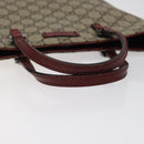 GUCCI GG Supreme Hand Bag PVC Leather Beige 117551 Auth yk17910-7