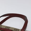 GUCCI GG Supreme Hand Bag PVC Leather Beige 117551 Auth yk17910-8