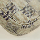 LOUIS VUITTON Damier Azur Mini Pochette Accessoires Pouch N63005 Auth yk17913-11