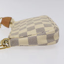 LOUIS VUITTON Damier Azur Mini Pochette Accessoires Pouch N63005 Auth yk17913AM-4