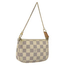 LOUIS VUITTON Damier Azur Mini Pochette Accessoires Pouch N63005 Auth yk17914-1