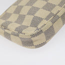 LOUIS VUITTON Damier Azur Mini Pochette Accessoires Pouch N63005 Auth yk17914-16