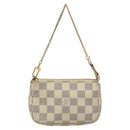 LOUIS VUITTON Damier Azur Mini Pochette Accessoires Pouch N63005 Auth yk17914-13