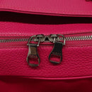 LOEWE Anagram Hand Bag Leather Pink Gold Auth yk17930-10