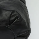 LOEWE Anagram Hand Bag Leather Black Silver Auth yk17932V-14