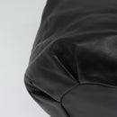 LOEWE Anagram Hand Bag Leather Black Silver Auth yk17932V-15